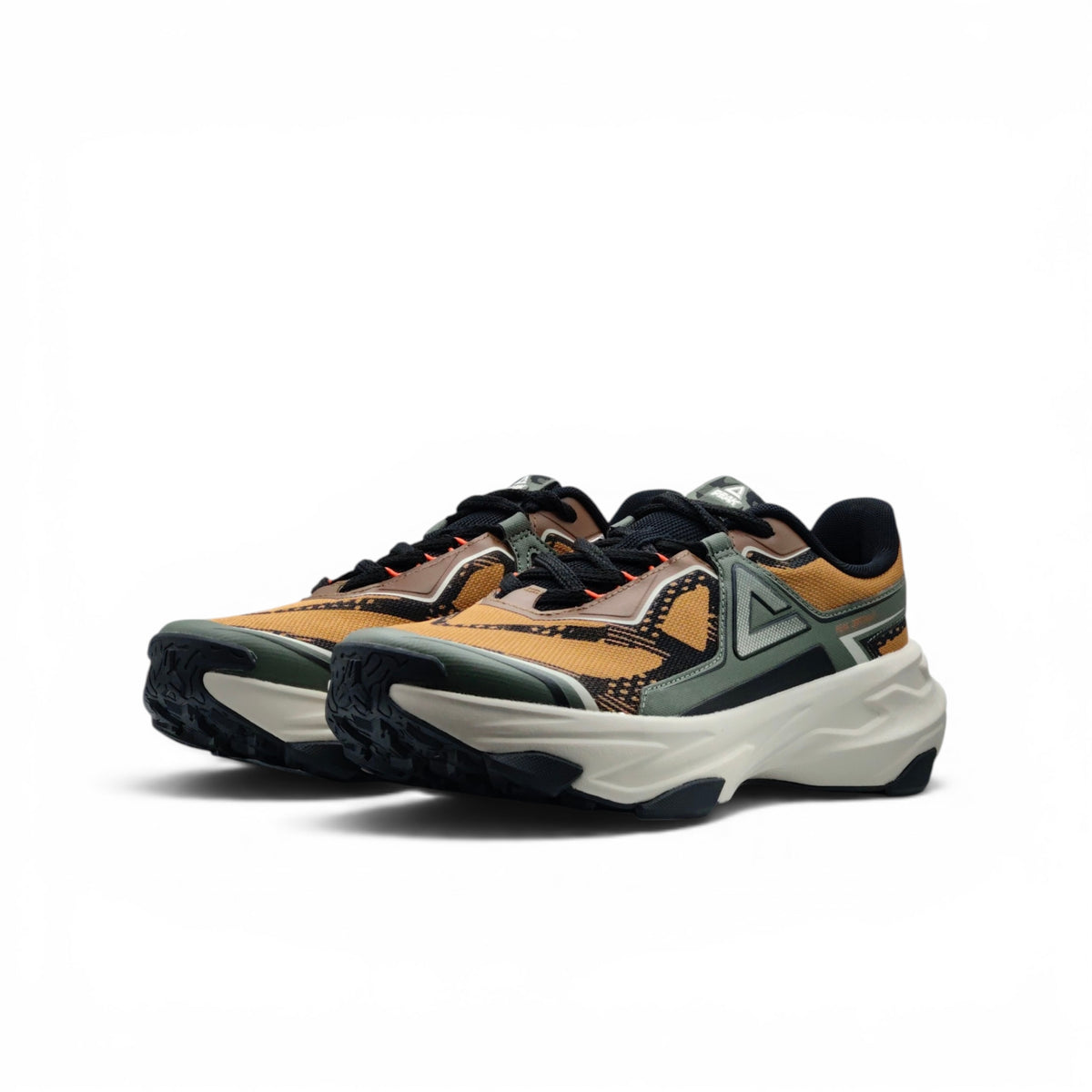 PEAK OUTDOOR SHOES-OLIVE GREEN/BROWN EXT261687G-5385