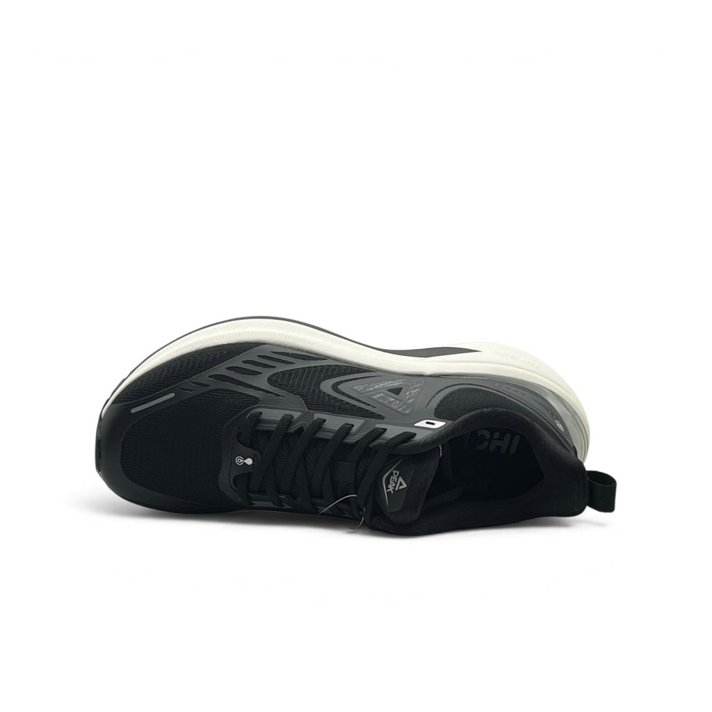 PEAK CUSHION RUNNING SHOES_BLACK/WHITE	ET261097H-Z497