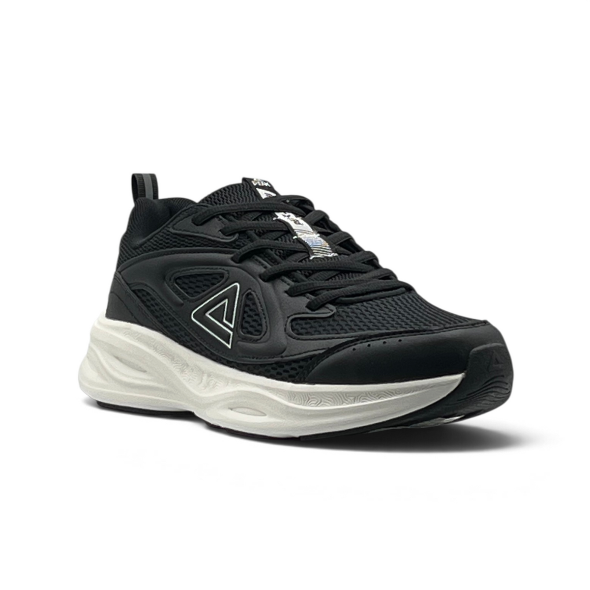 PEAK CROSS TRAINING SHOES-BLACK/WHITE EWT261257J-Z497