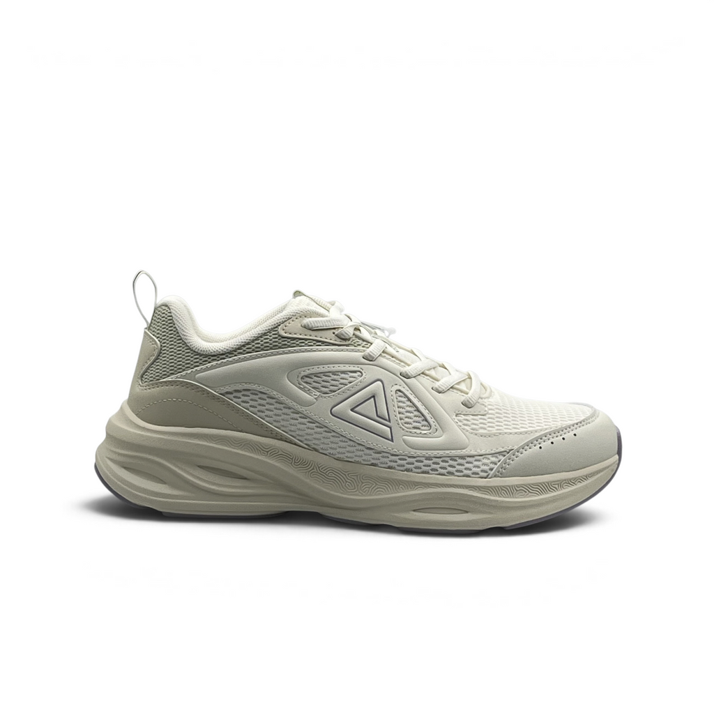 PEAK CROSS TRAINING SHOES-WHITE/GREEN EXT261258J-Z470