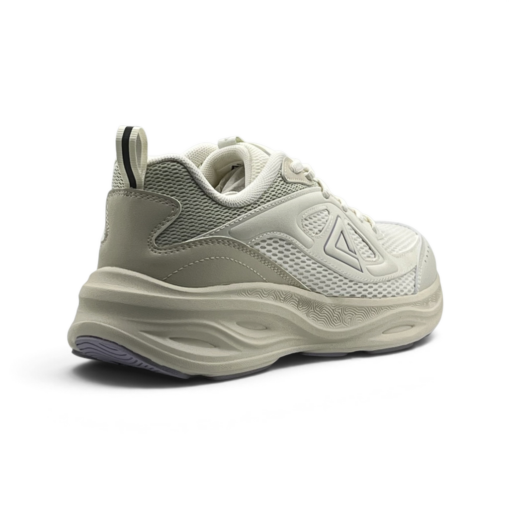PEAK CROSS TRAINING SHOES-WHITE/GREEN EXT261258J-Z470